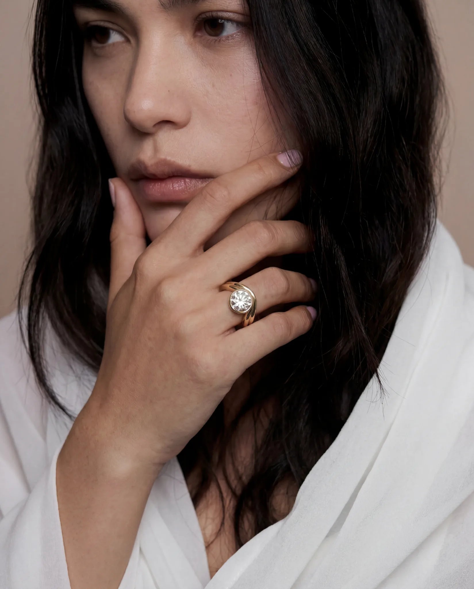 Quinn Ring | Round Diamond