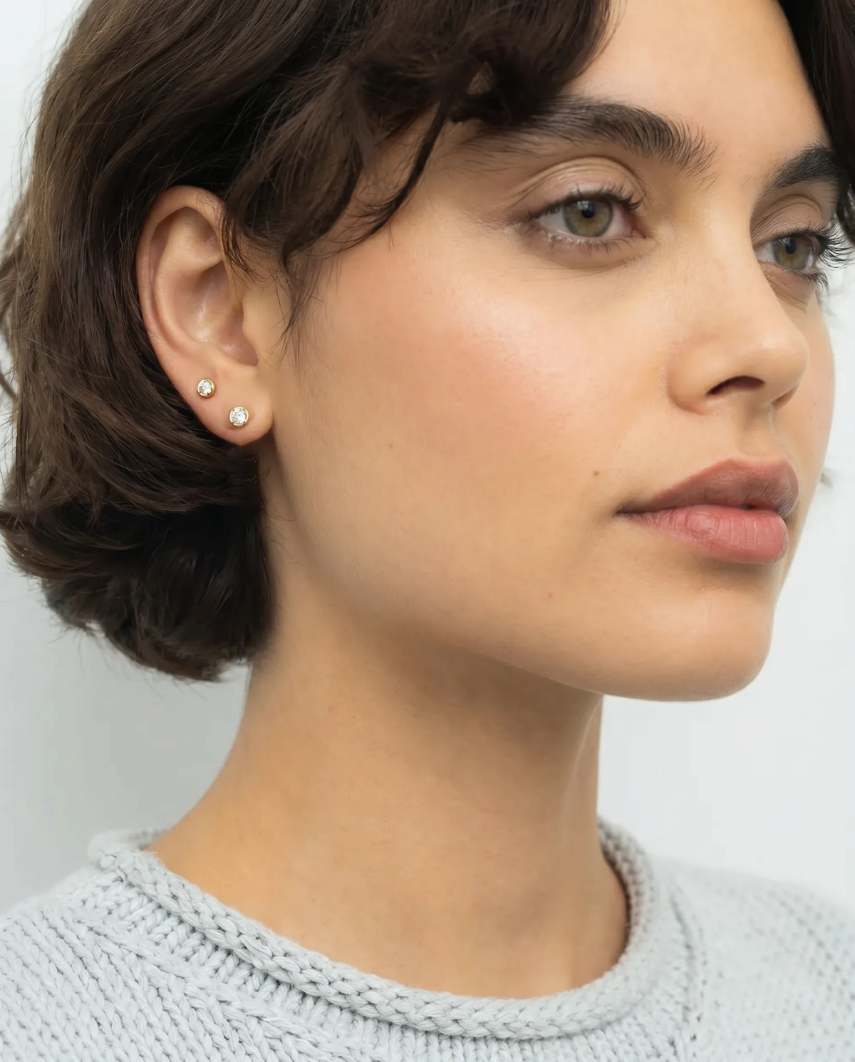 Giulia Diamond Studs | diamond