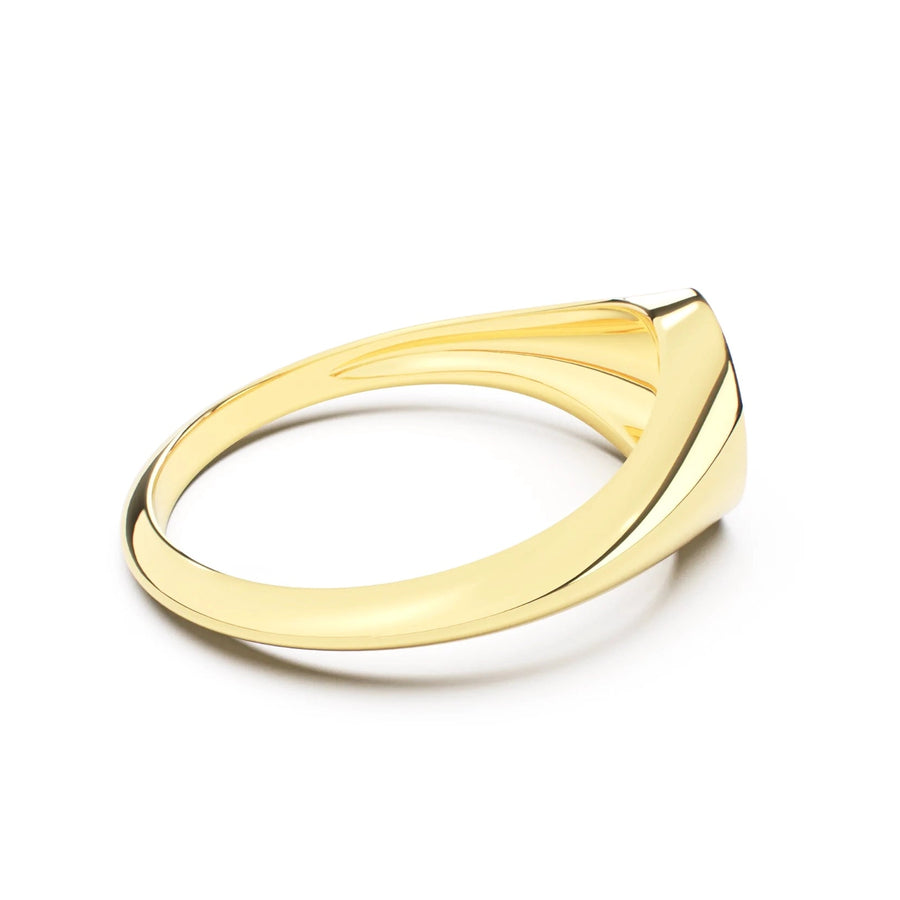 Heart Signet II | Engraved Initial