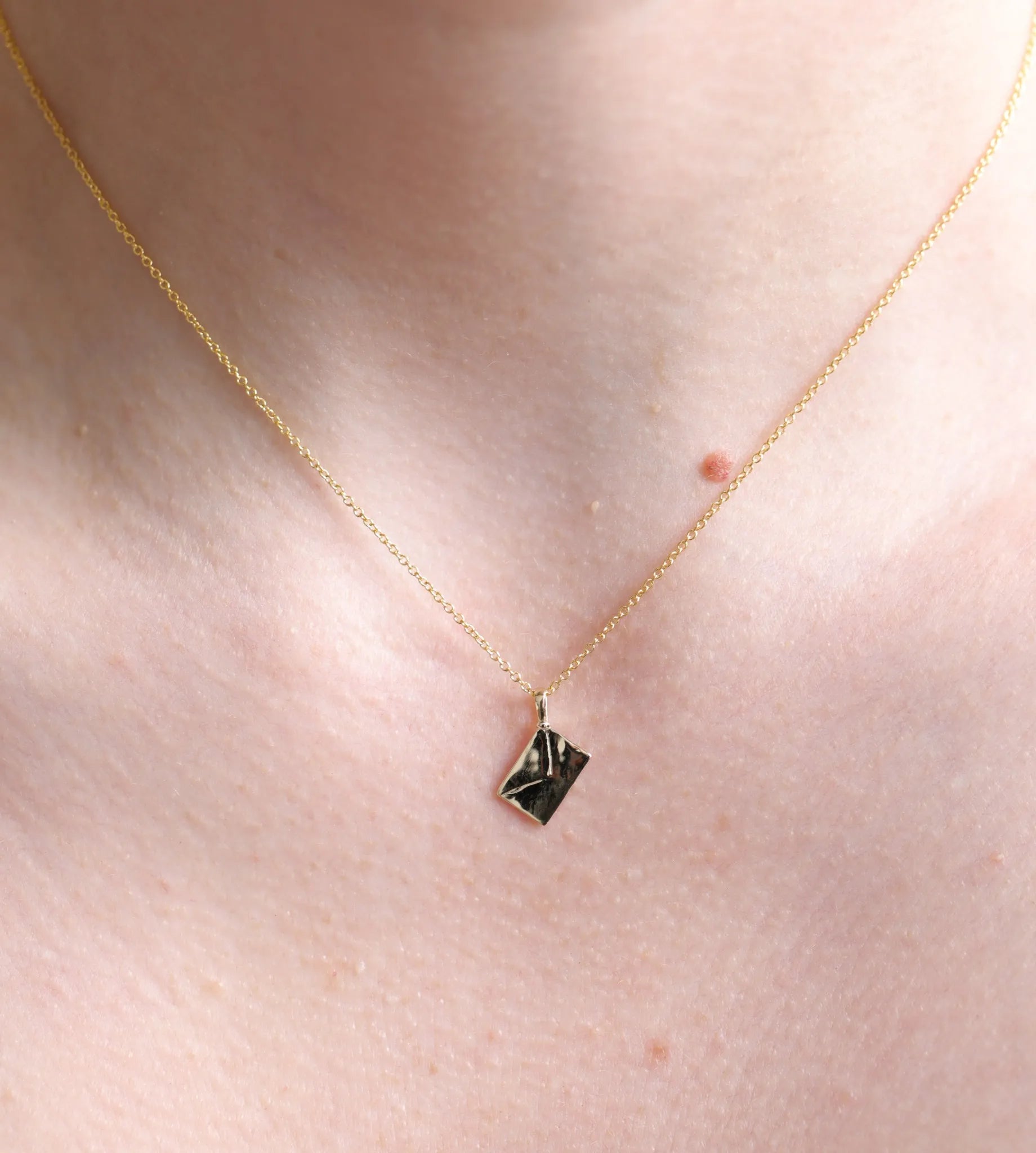 Vintage Love Letter Necklace | Engraved