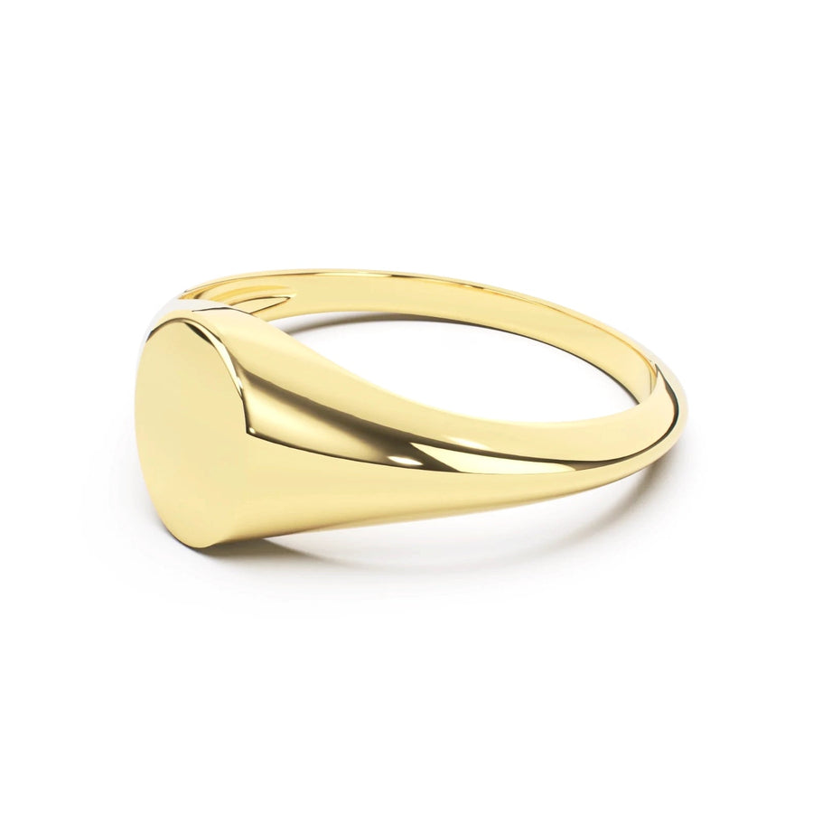 Oval Signet II | Engraved Initial