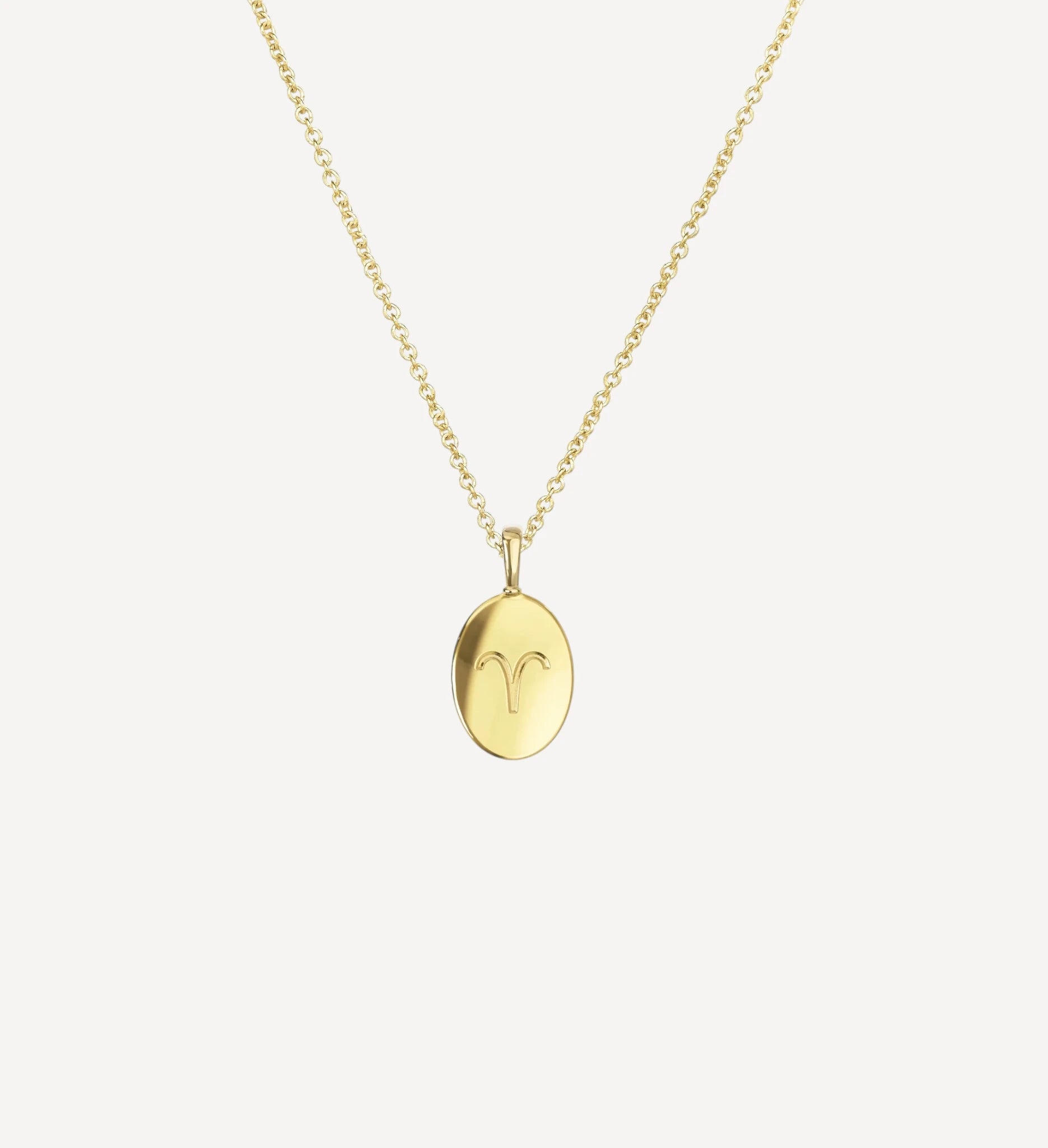 Zodiac Poem Necklace | Oval
