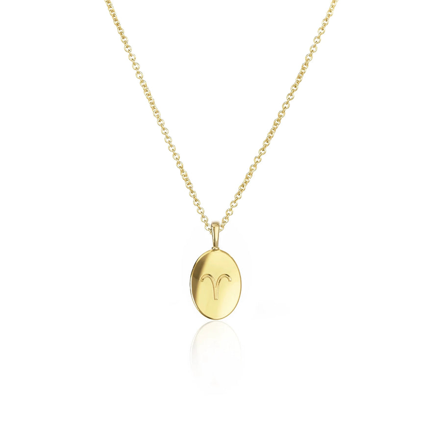Zodiac Poem Necklace II | Oval