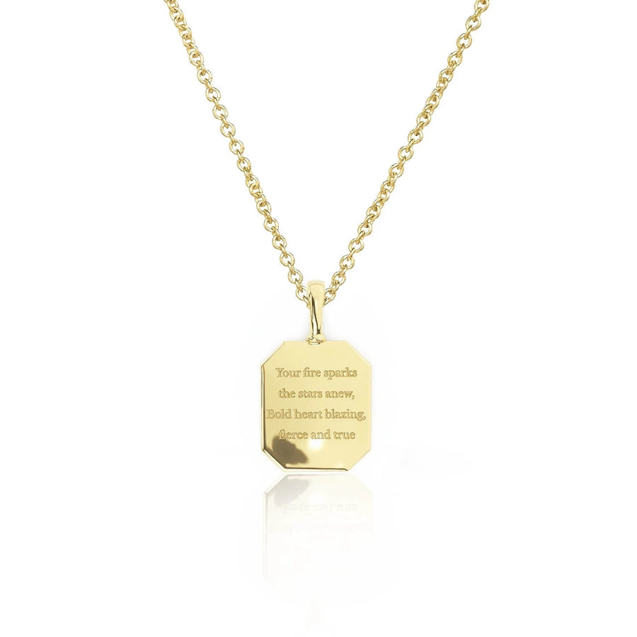 Zodiac Poem Necklace II | Octagon