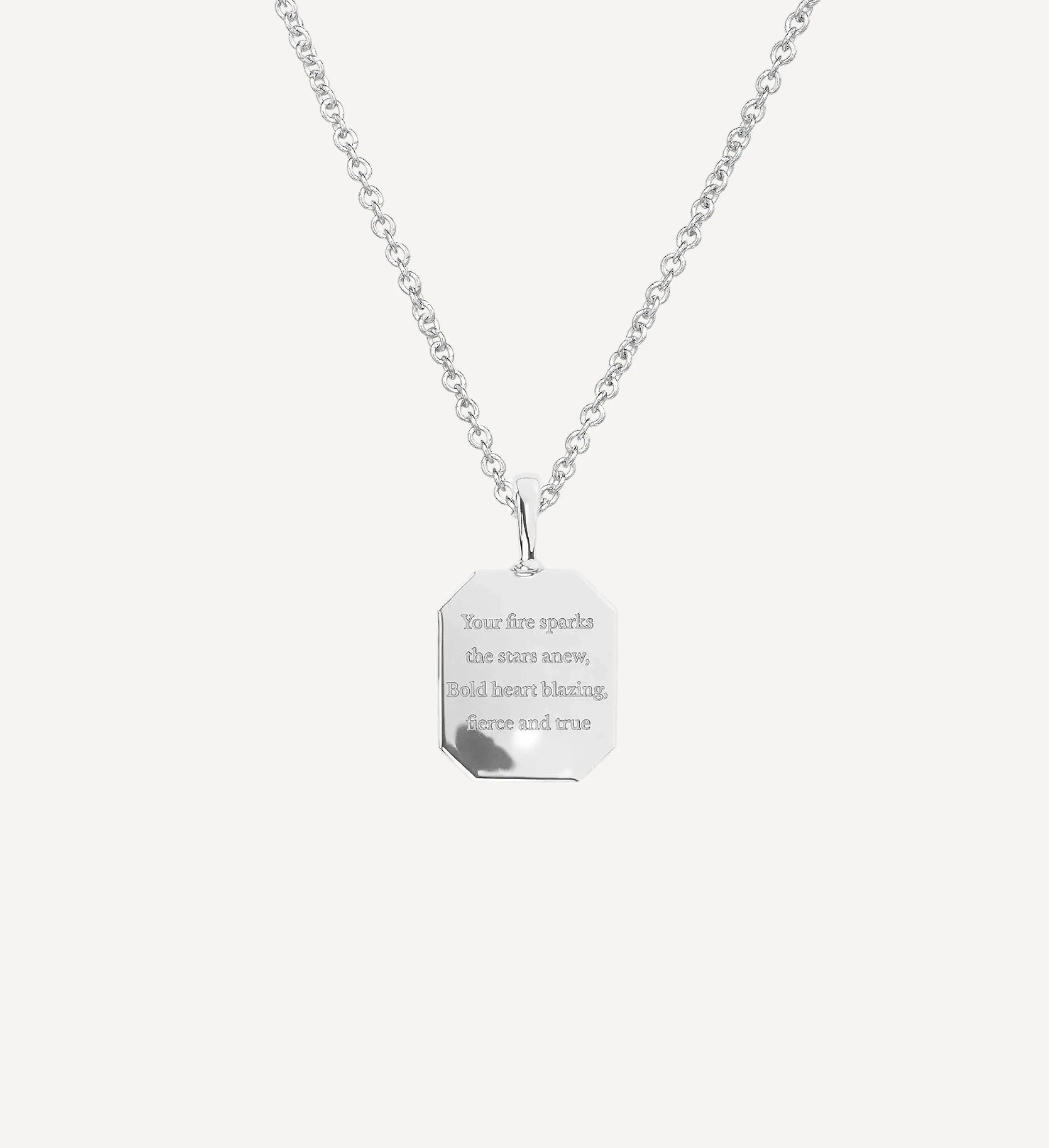 Zodiac Poem Necklace | Octagon