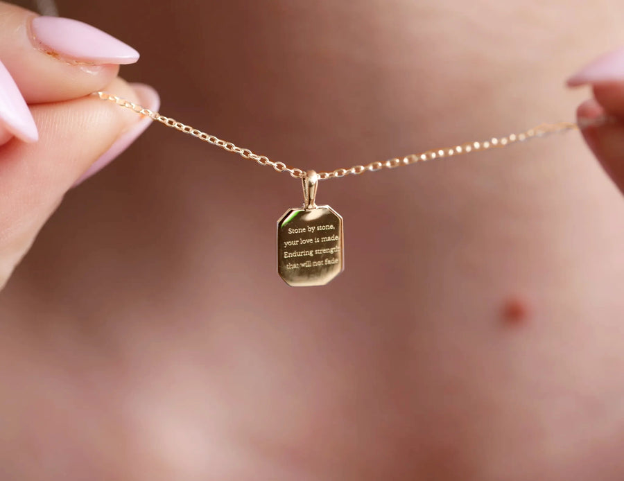 Zodiac Poem Necklace II | Octagon