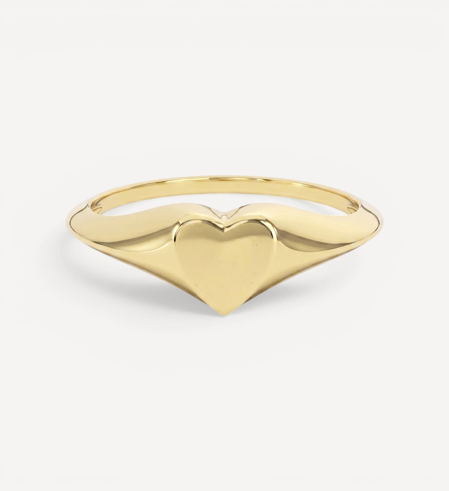 Heart Signet | Engraved Initial