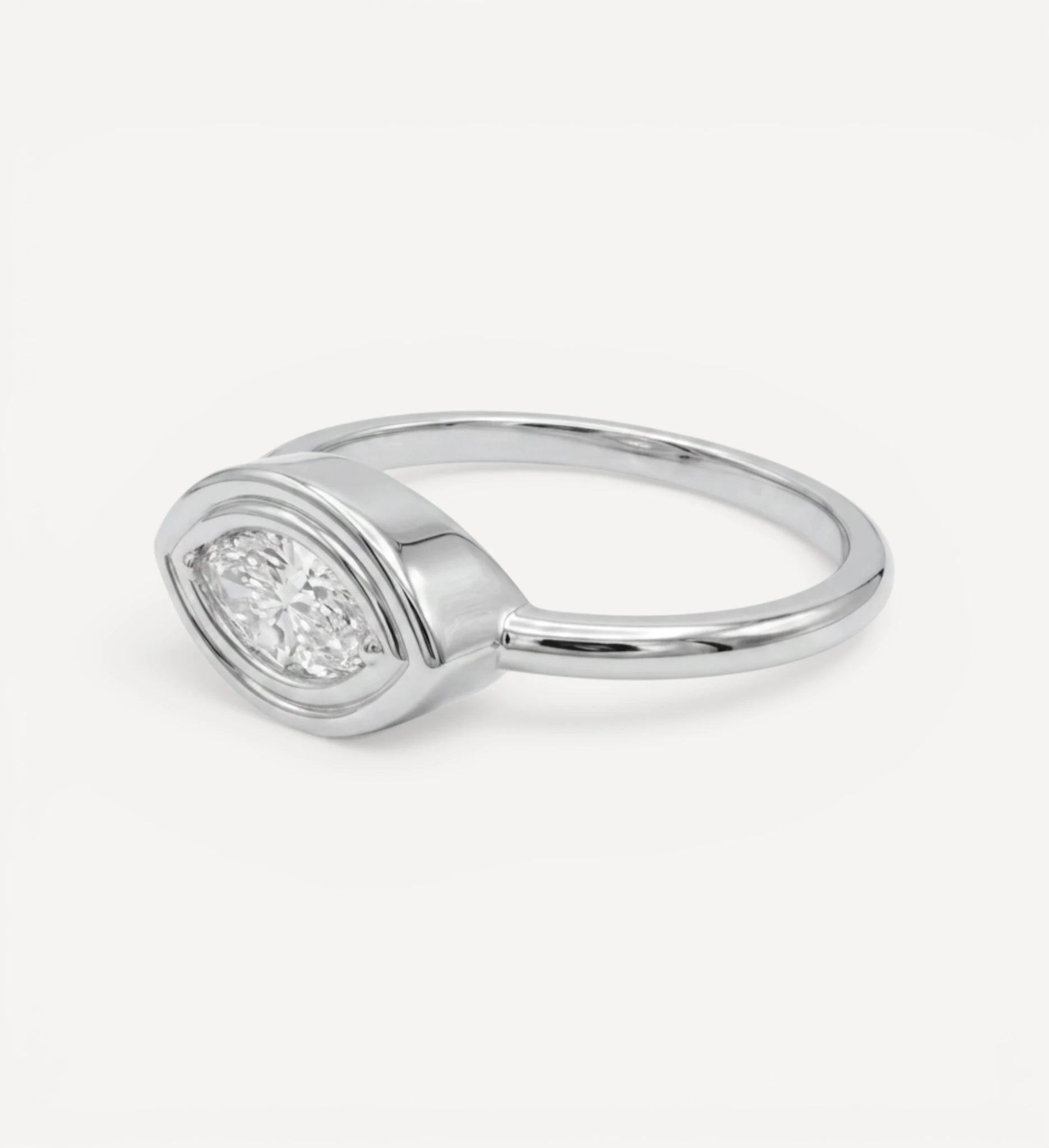 Flow Ring | Marquise Diamond