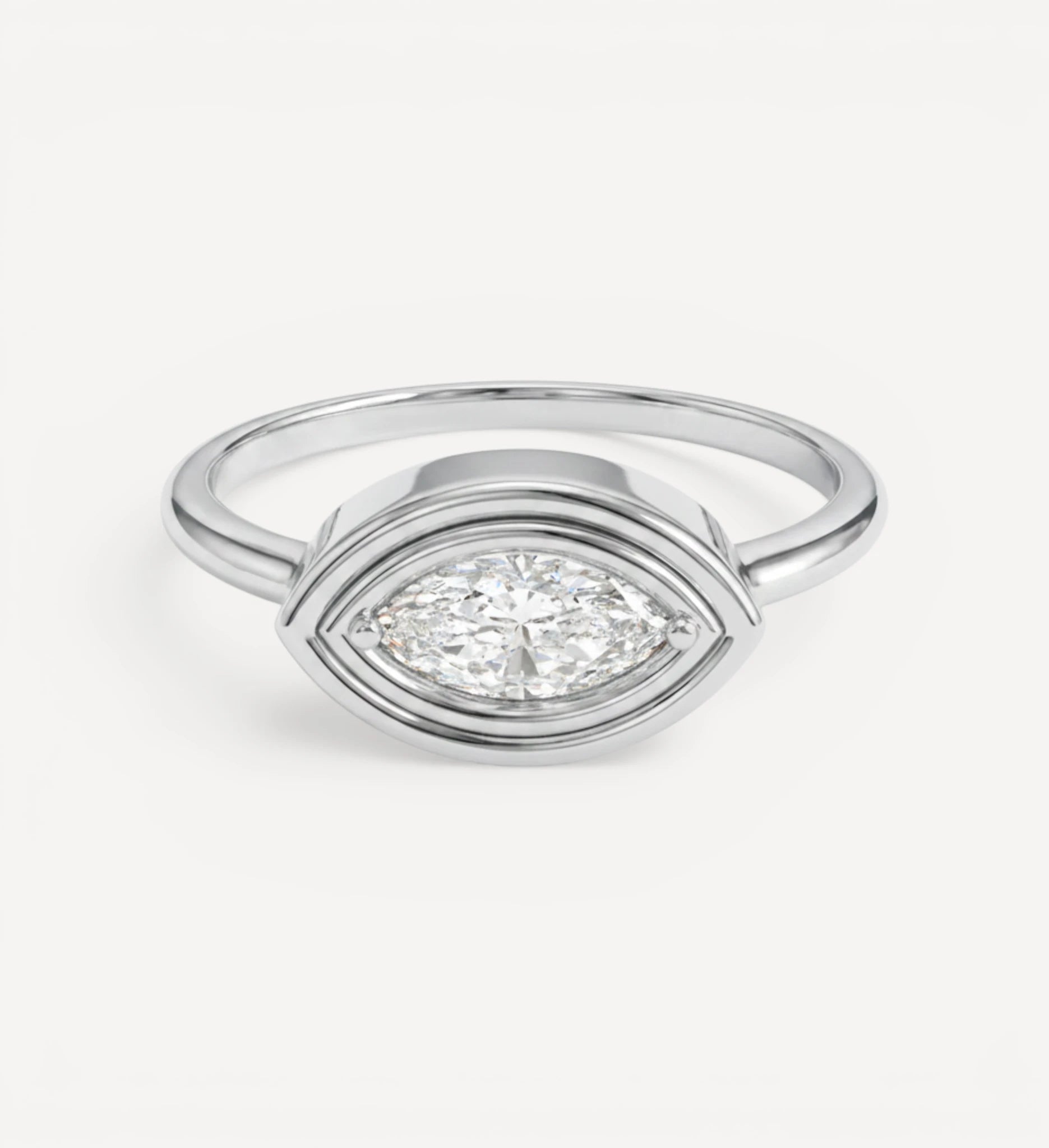 Flow Ring | Marquise Diamond