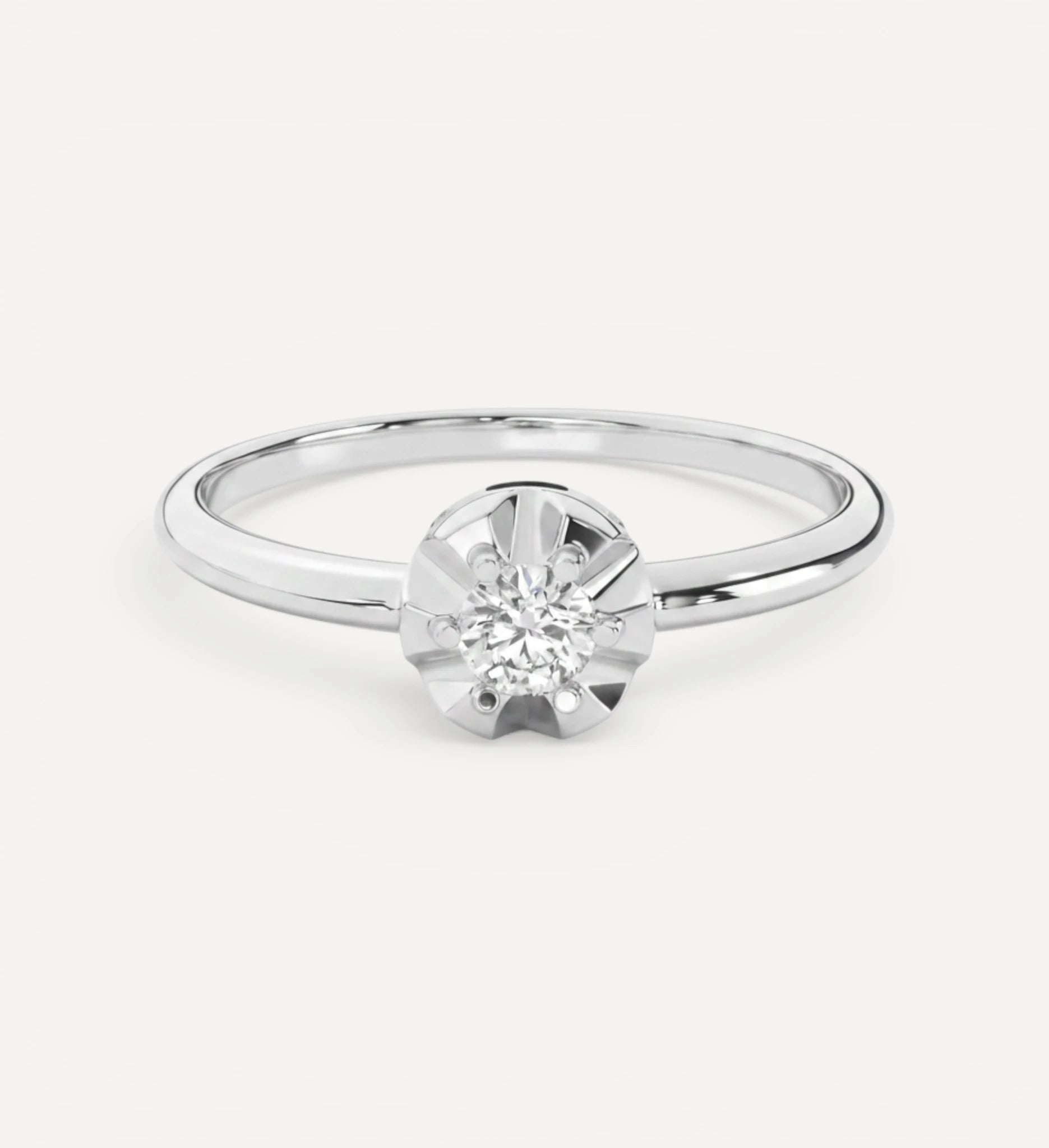 Petite Margot Ring | Round Birthstone