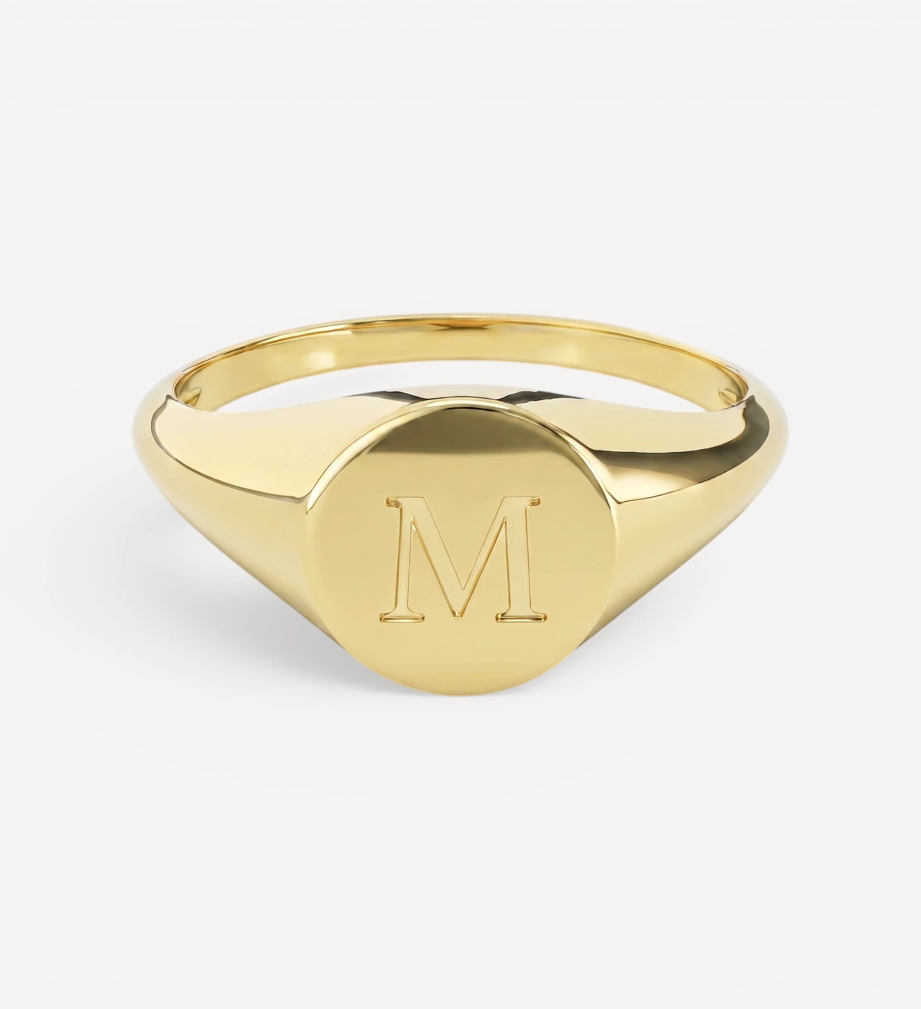 Round Signet II | Engraved Initial