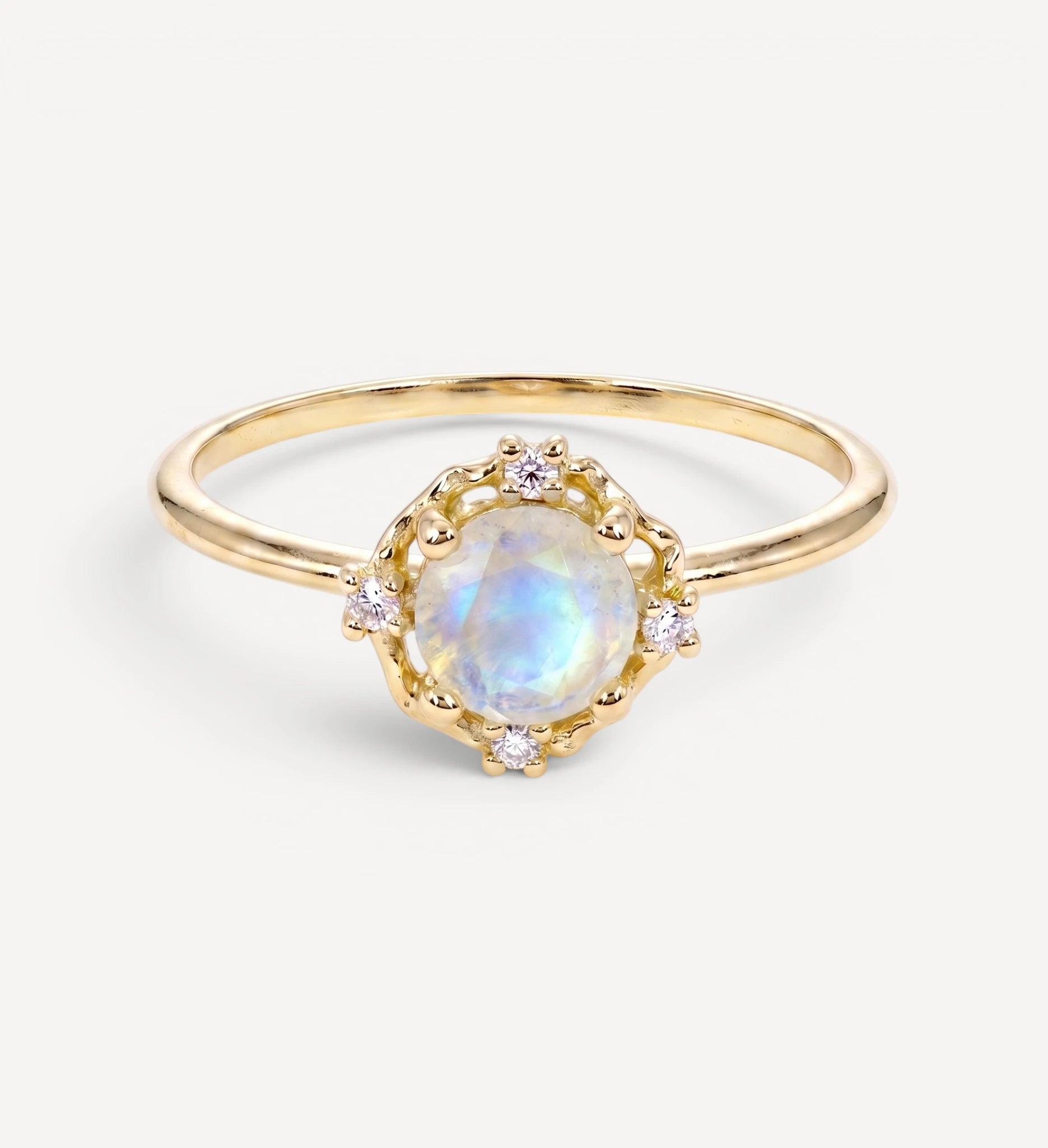 Adria | moonstone & diamonds