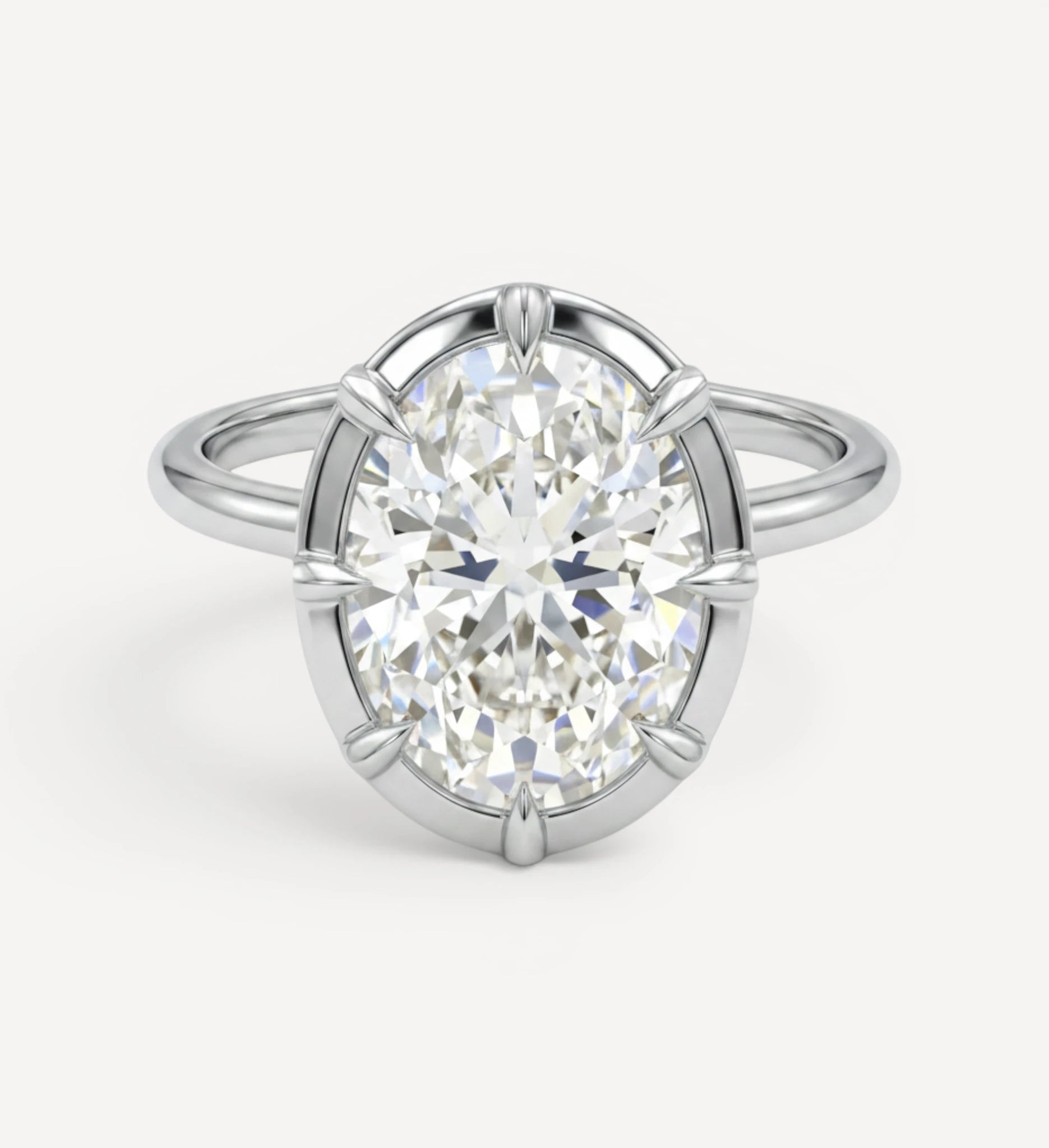 Minerva Solitaire | Oval