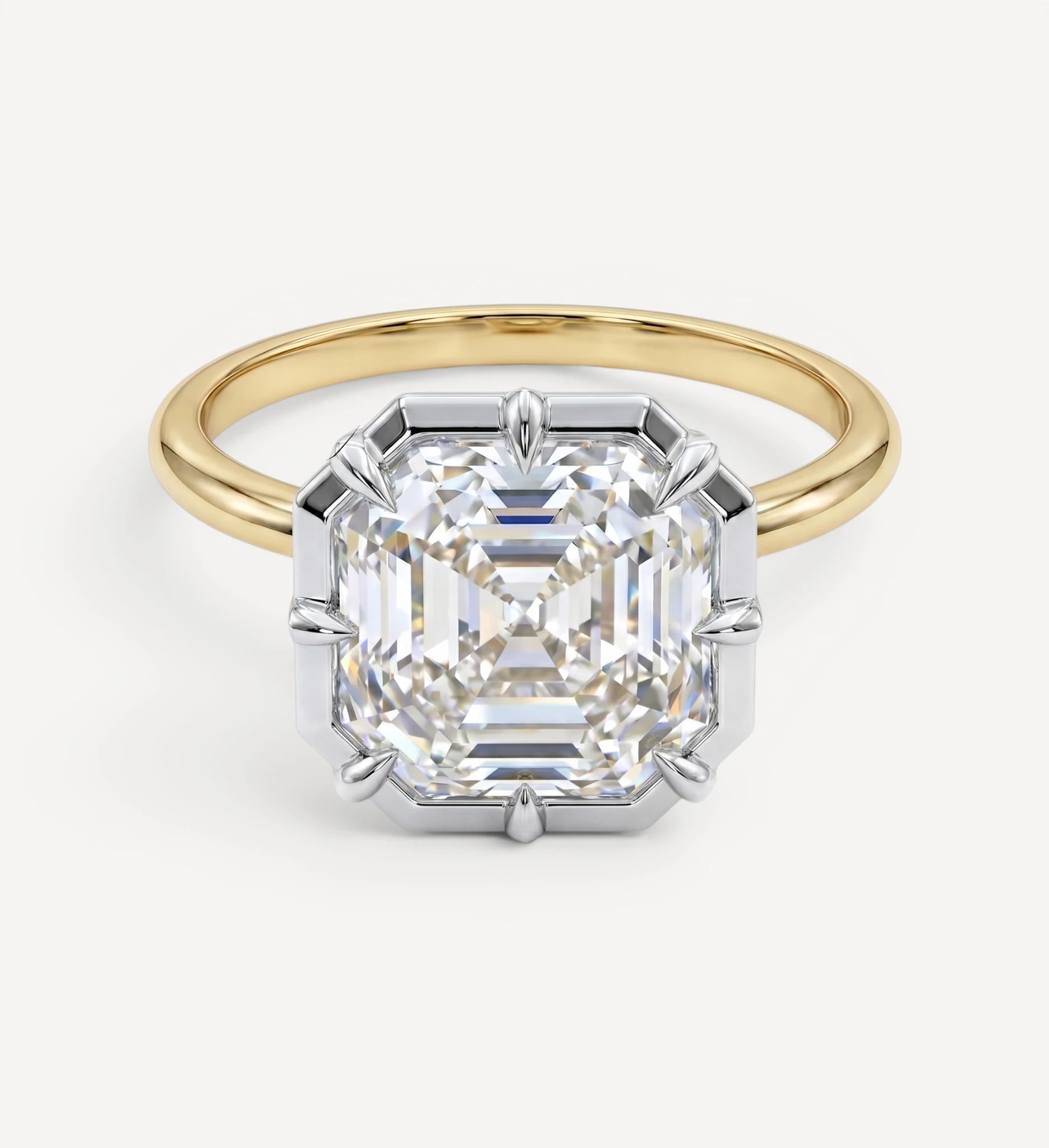 Minerva Solitaire | Asscher Diamond