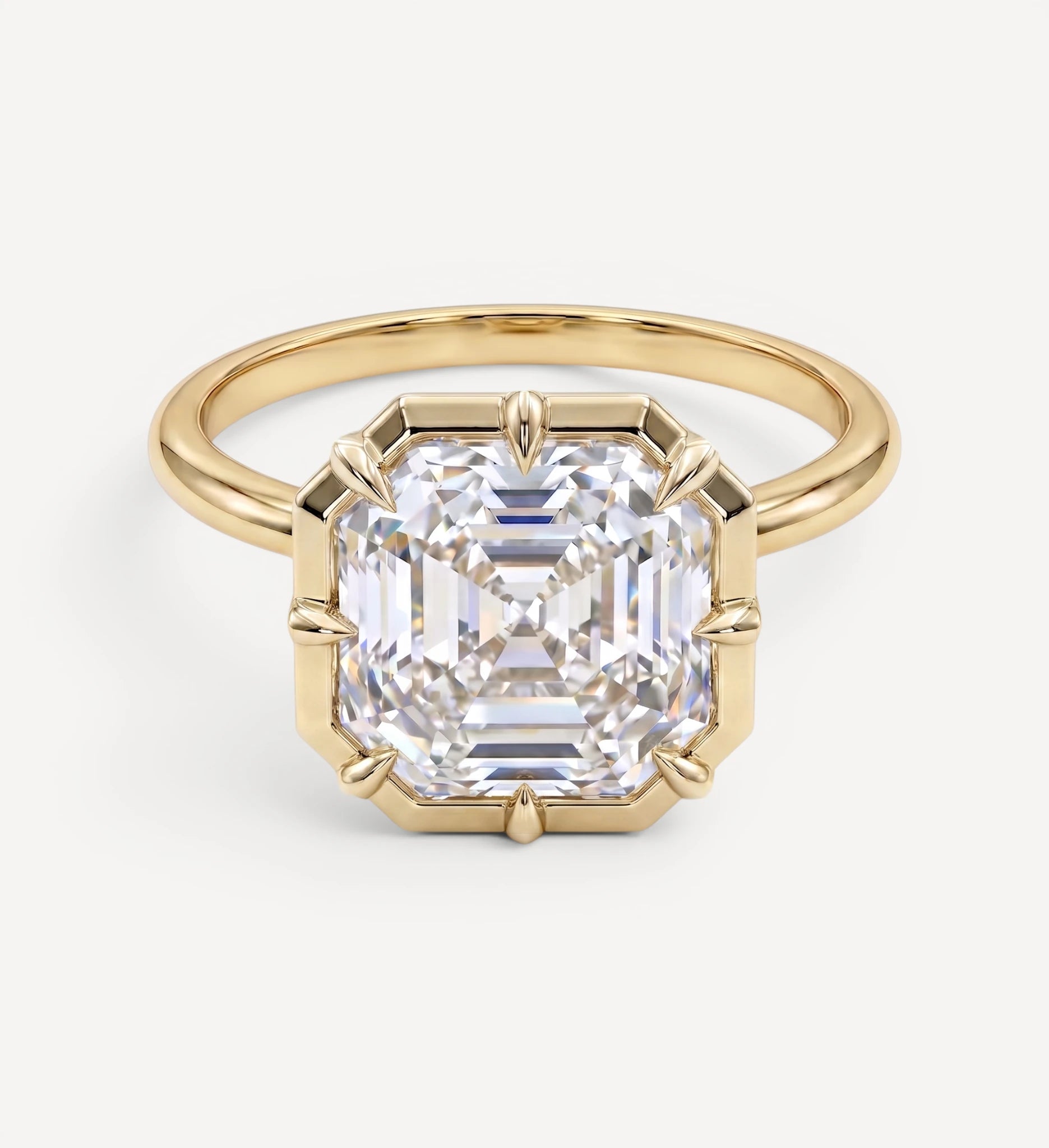 Minerva Solitaire | Asscher Diamond