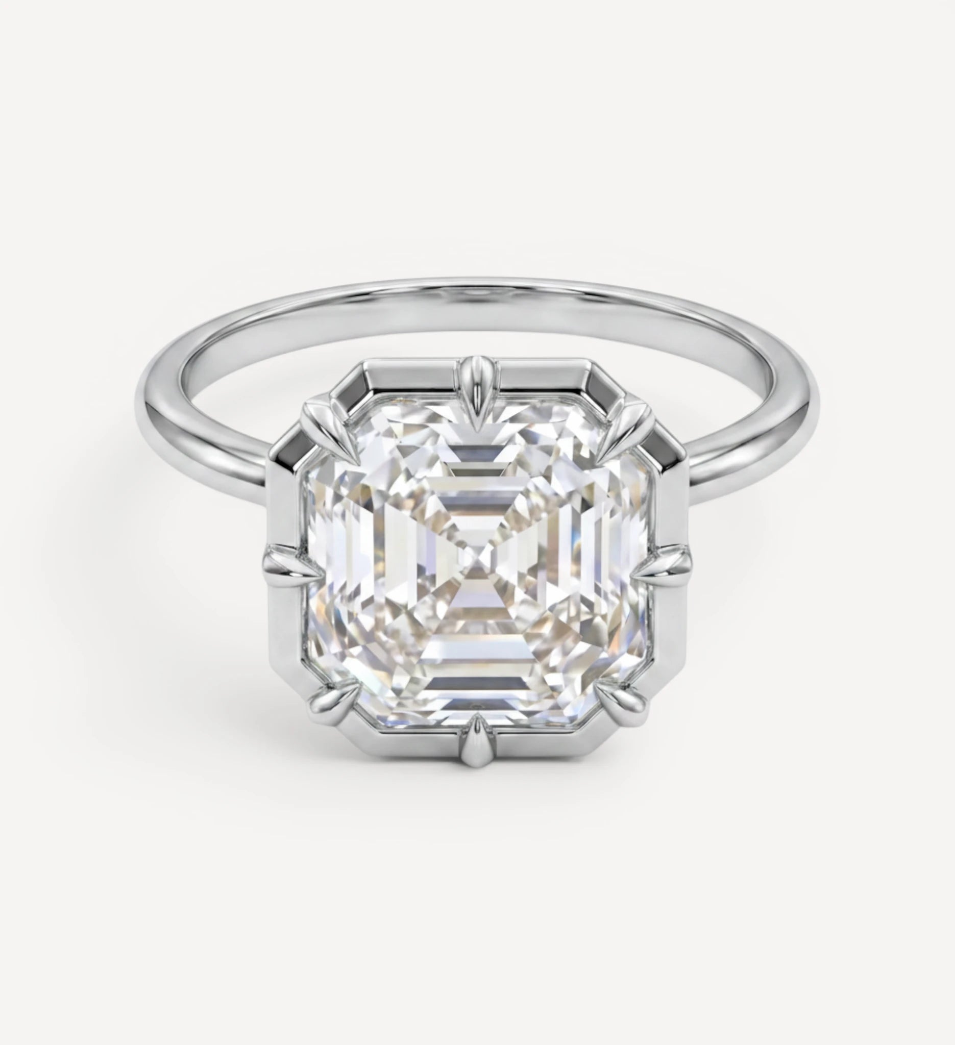 Minerva Solitaire | Asscher Diamond