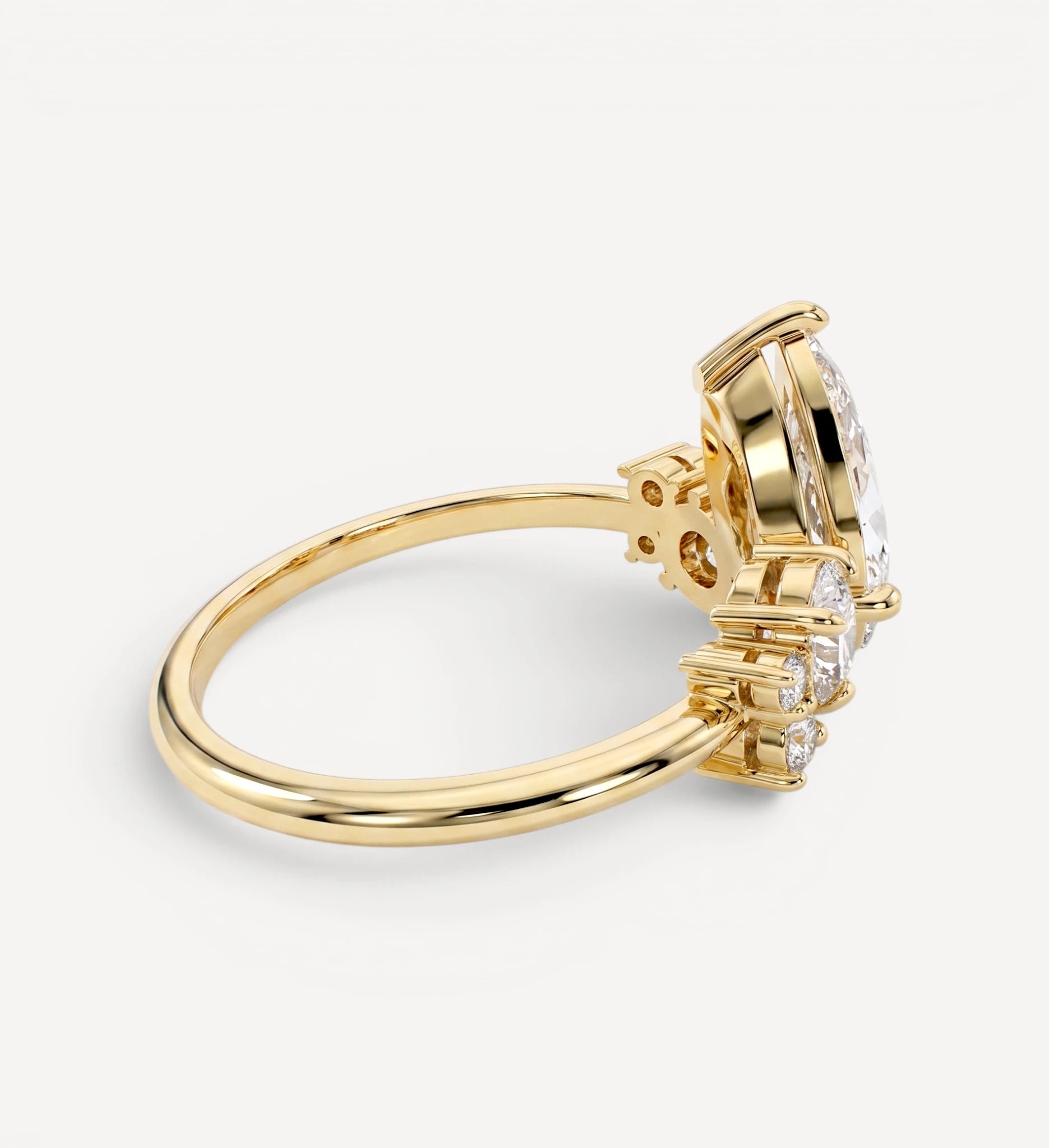 Winifred Diamond Cluster | Pear