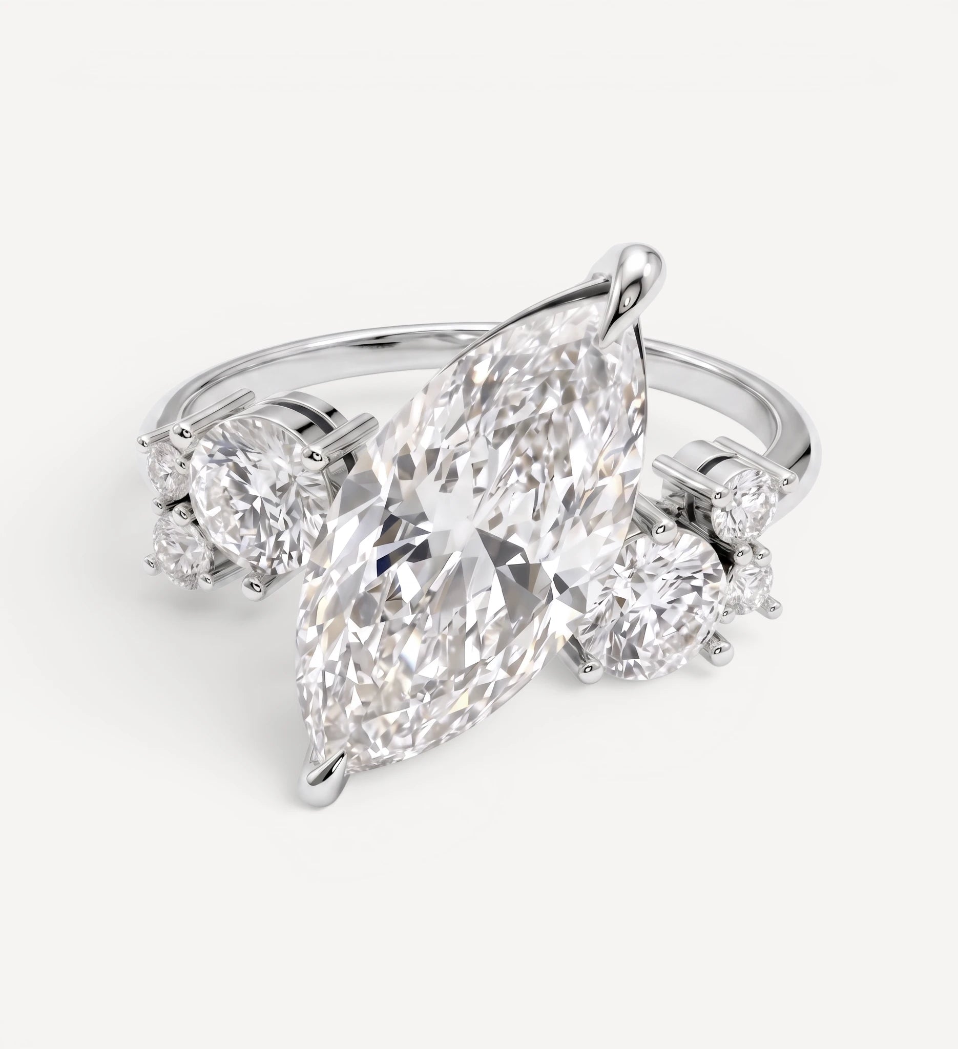Winifred Diamond Cluster | Marquise
