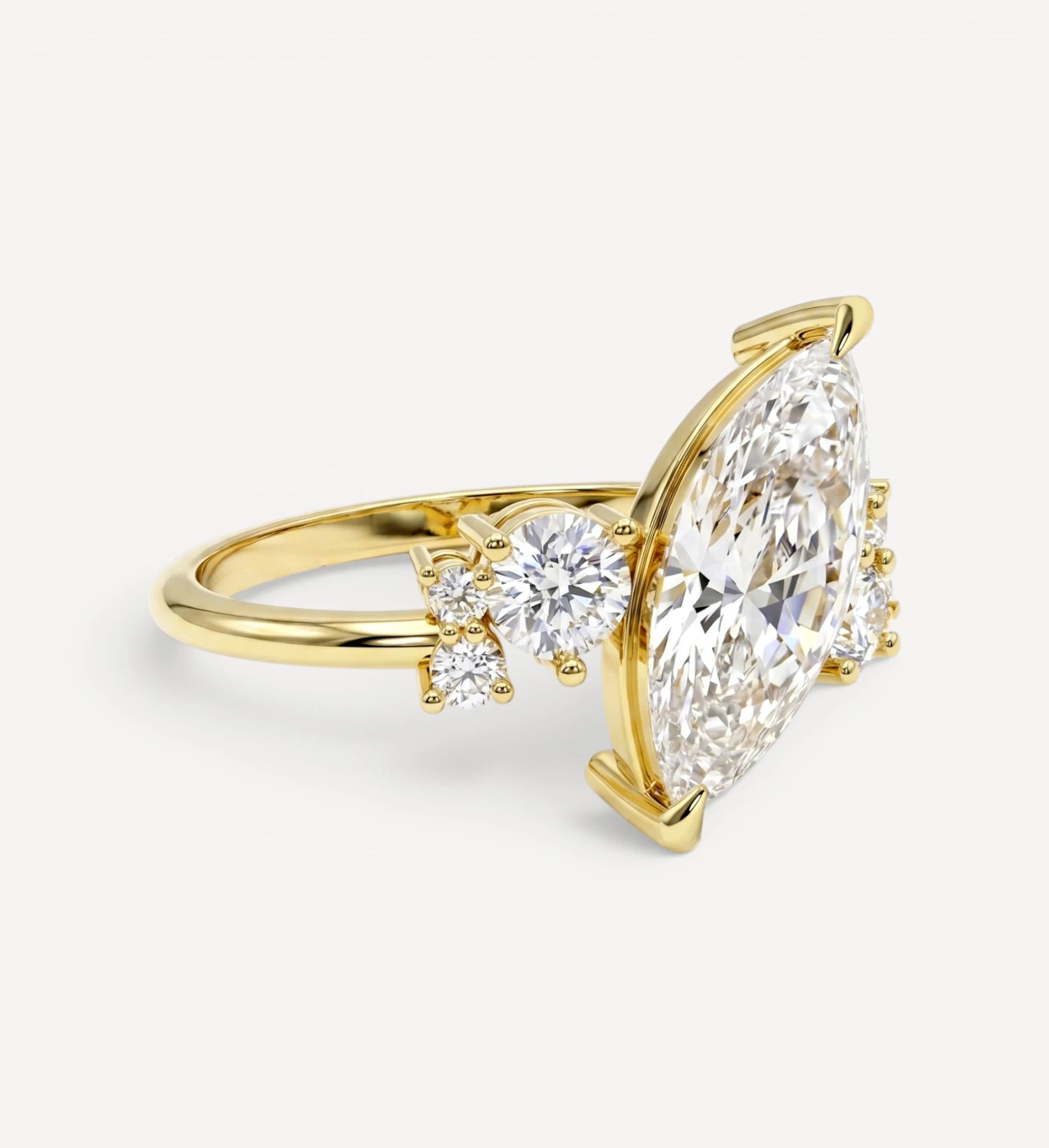 Winifred Diamond Cluster | Marquise