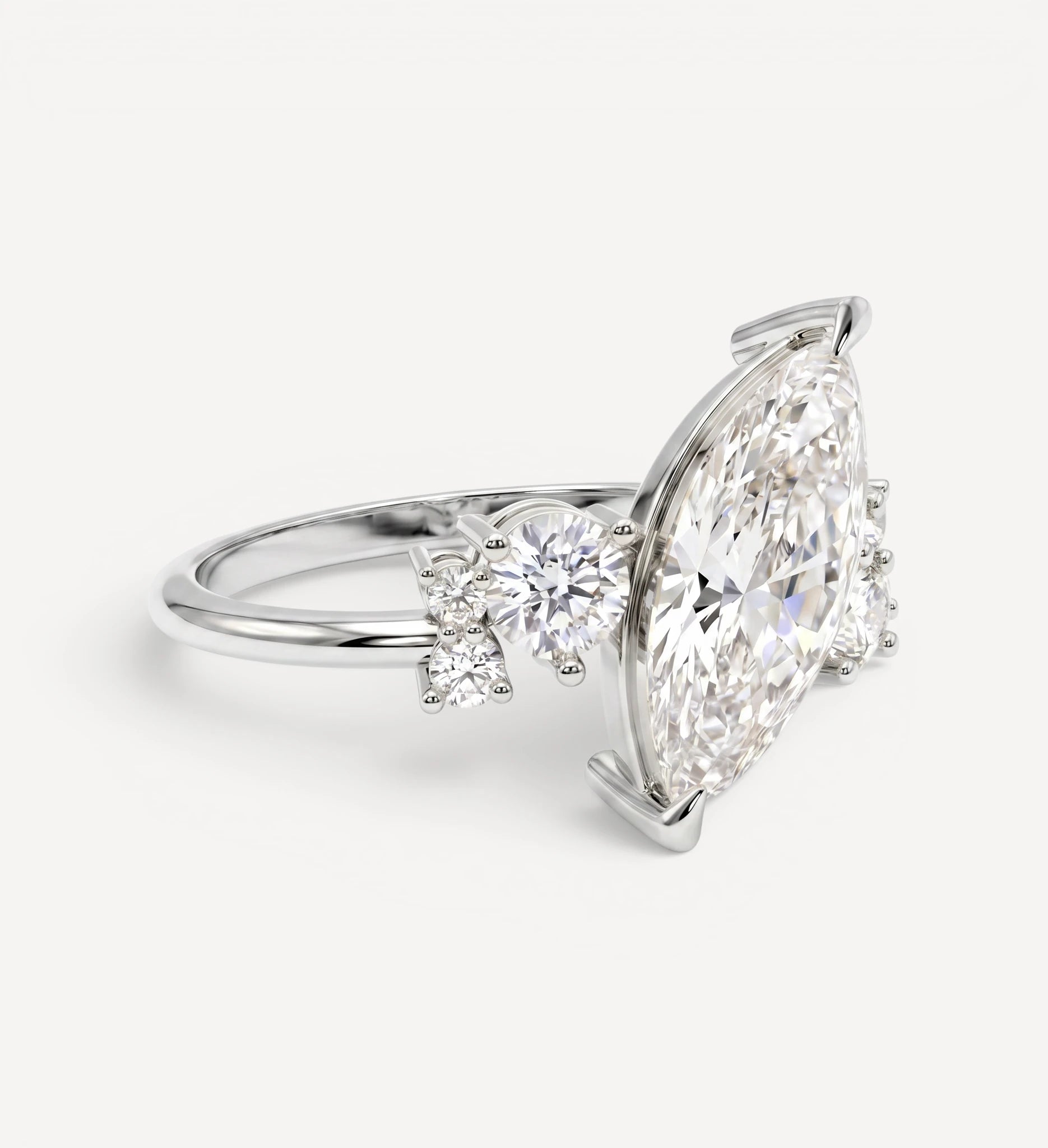 Winifred Diamond Cluster | Marquise