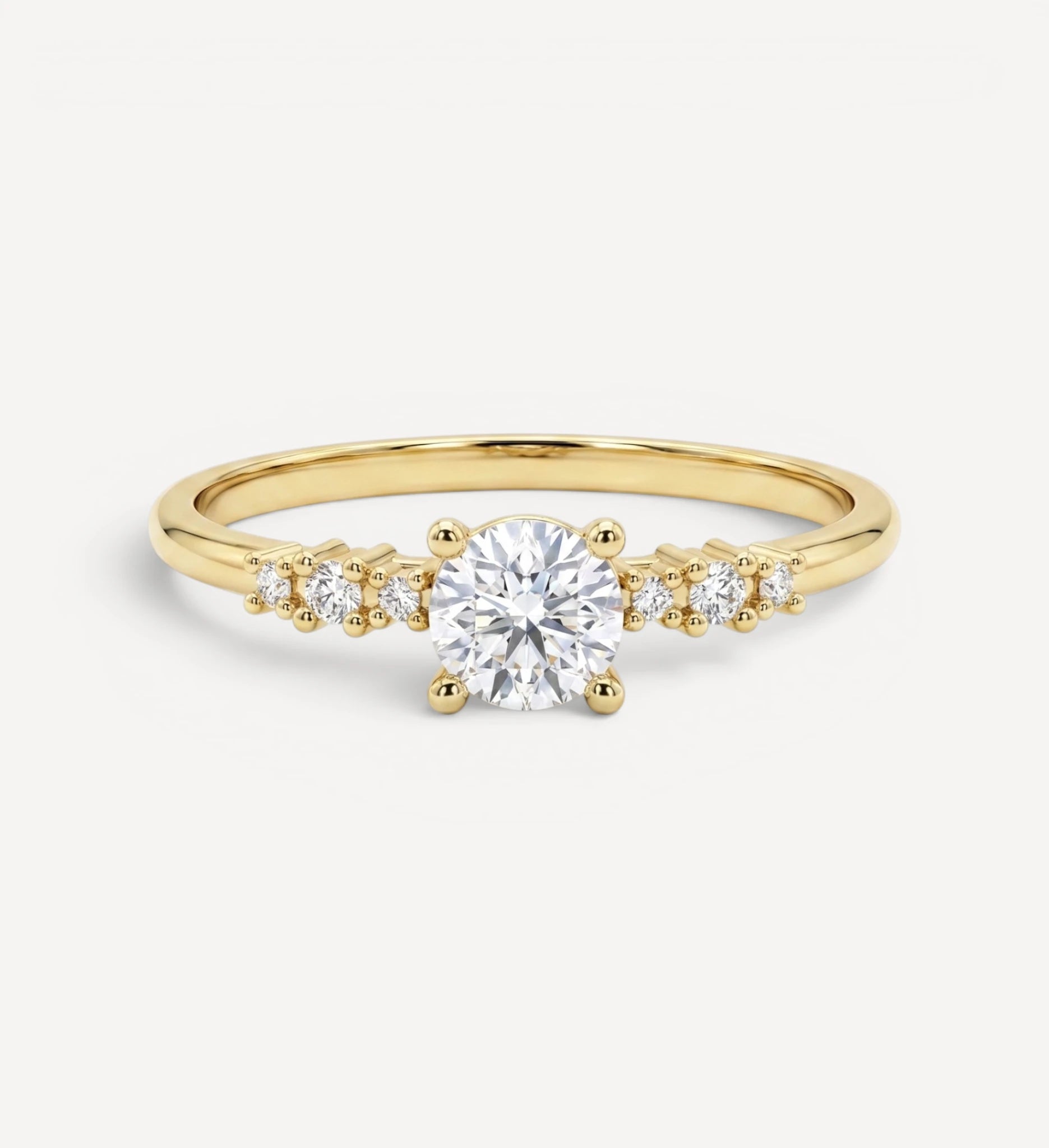 Breanna | sapphire & diamonds