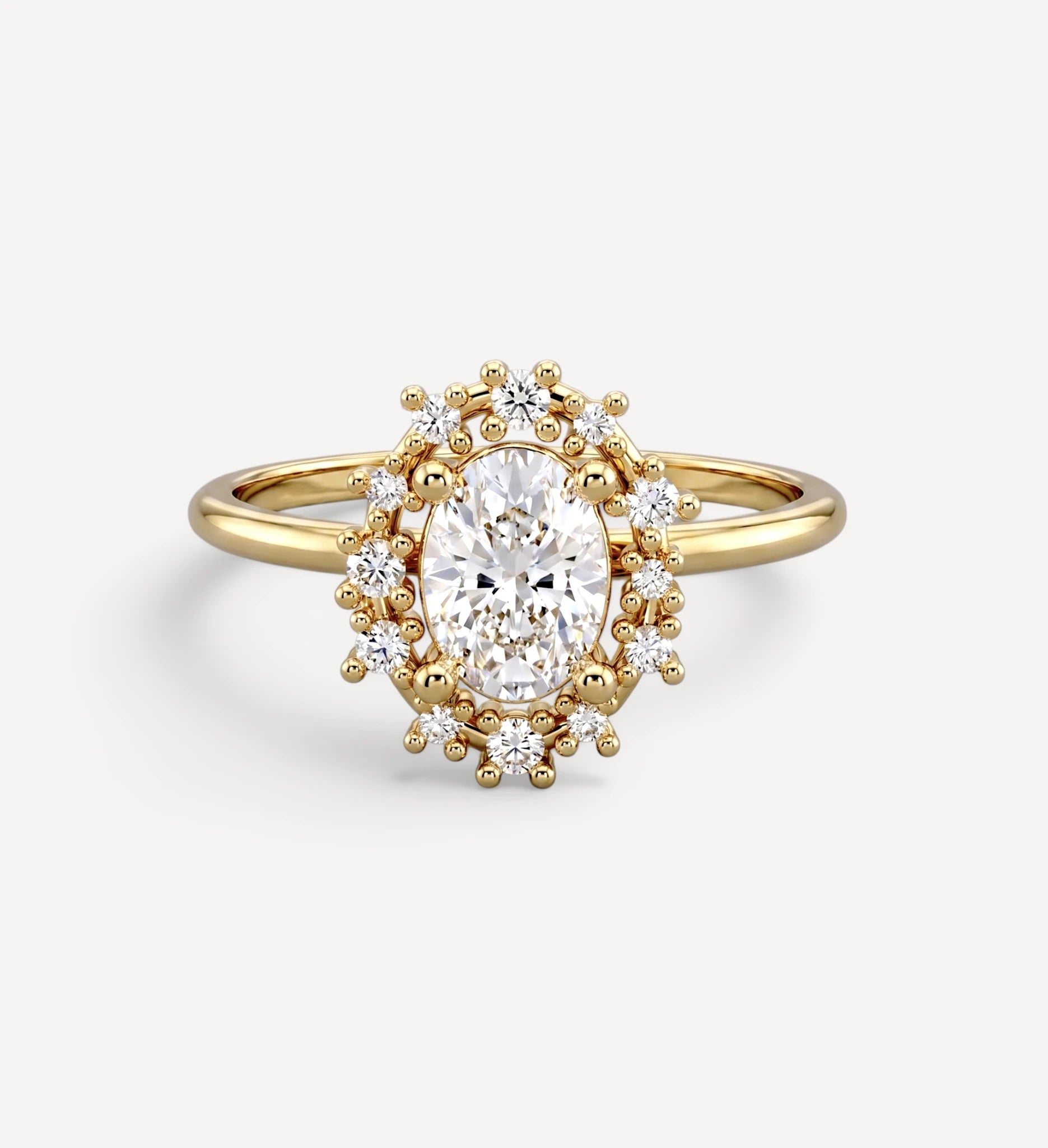 Everly | white sapphire & diamonds