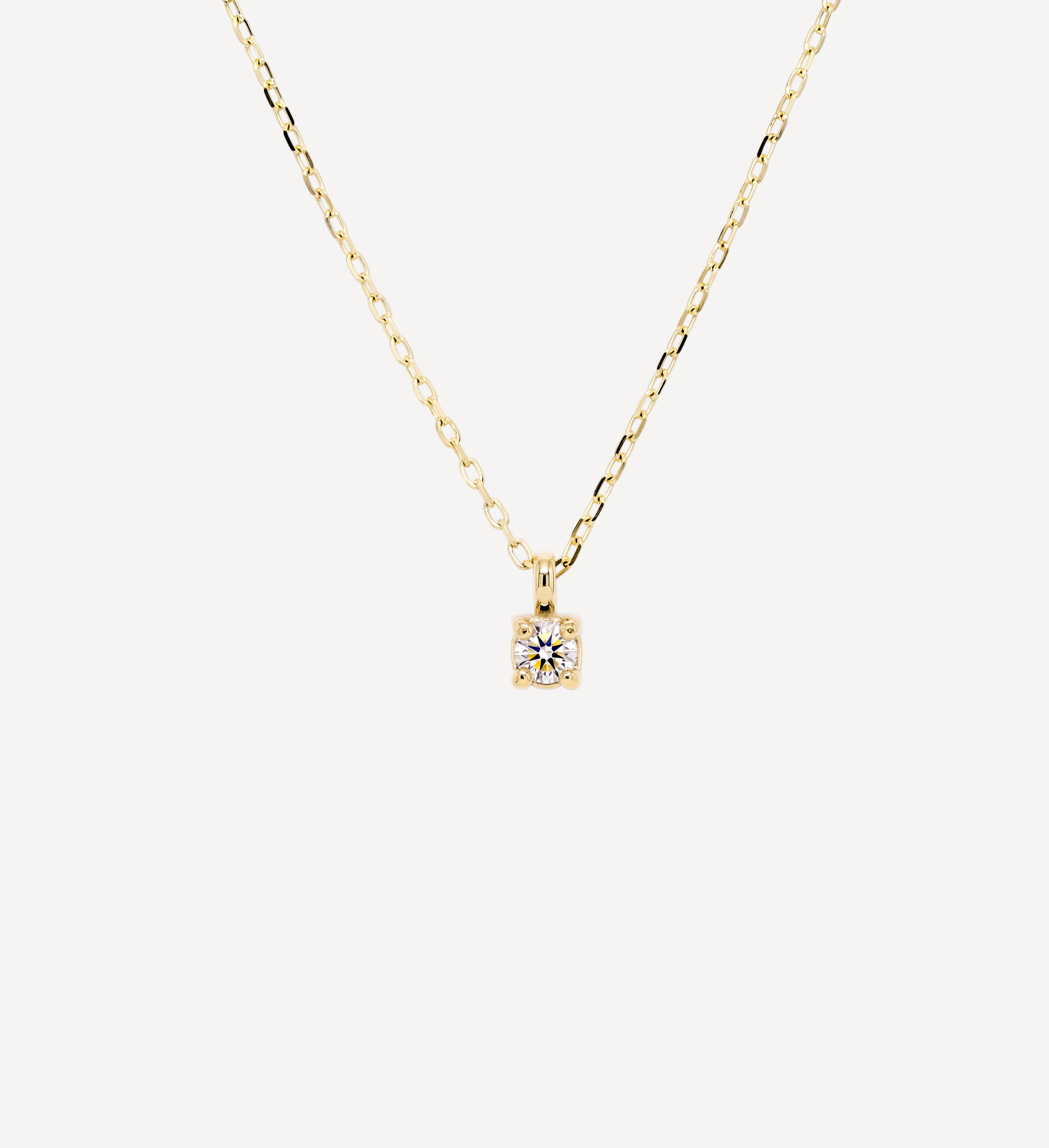 Faye necklace | white diamond