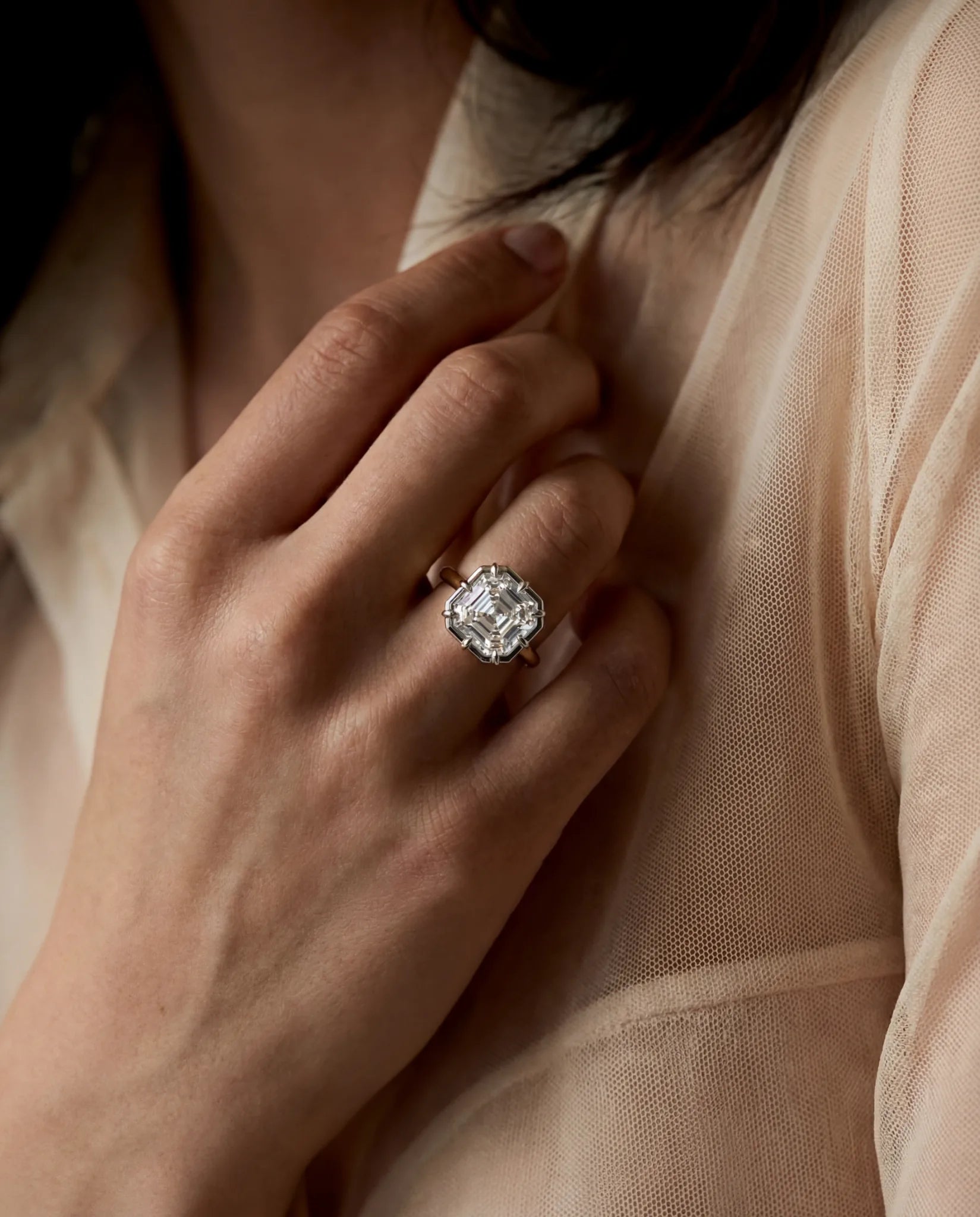 Minerva Solitaire | Asscher Diamond
