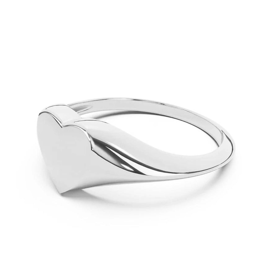 Heart Signet | Engraved Initial