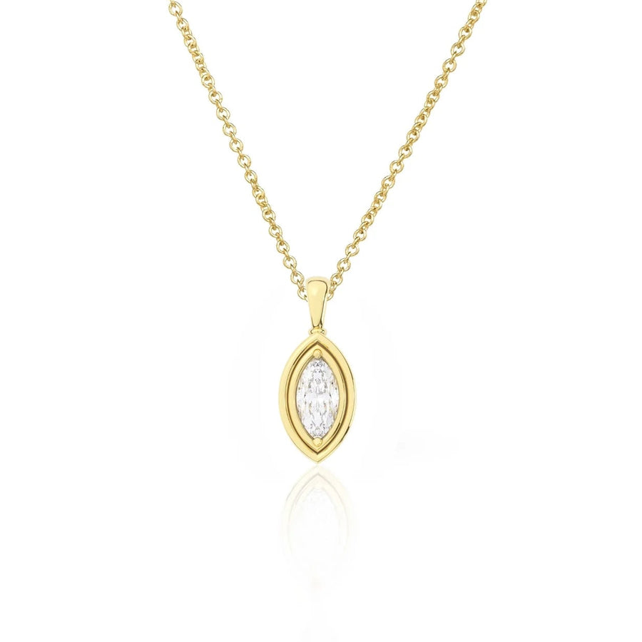 Flow Necklace II | Marquise Diamond