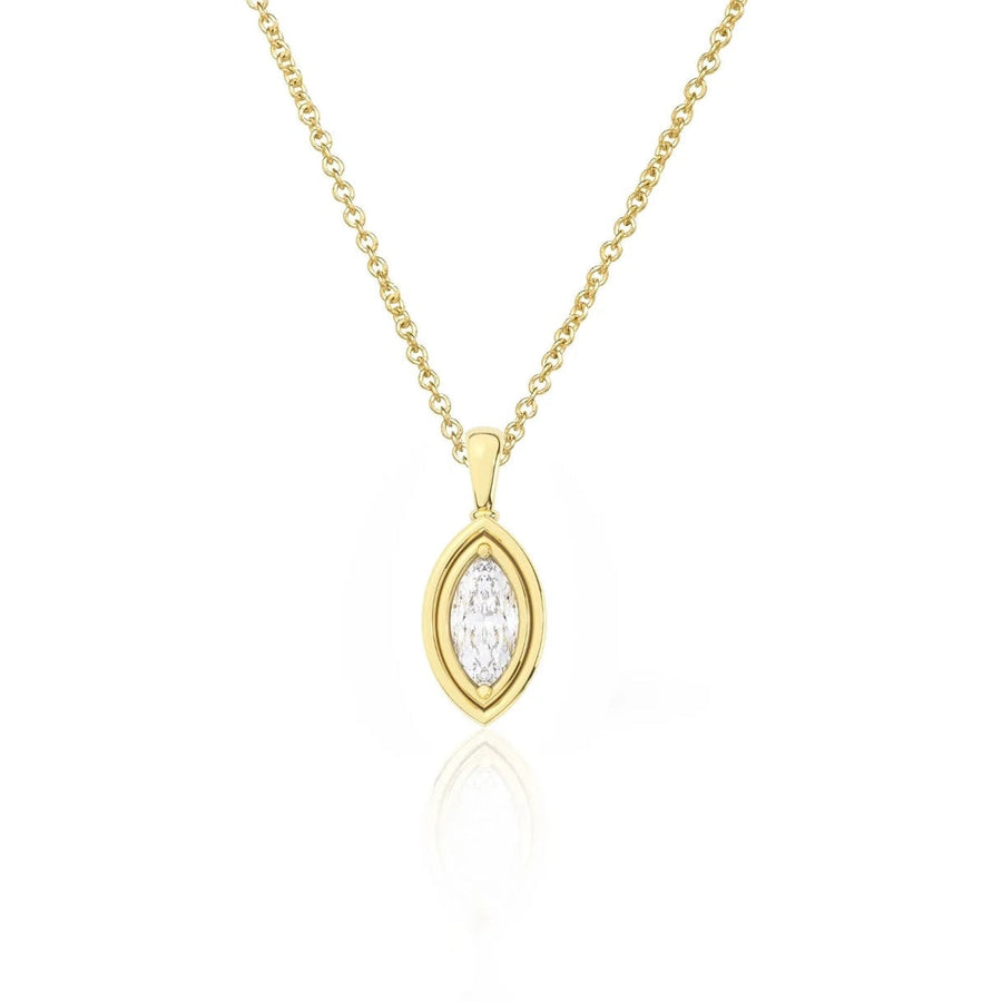 Flow Necklace II | Marquise Diamond
