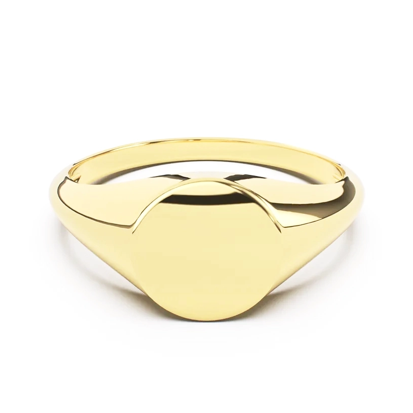 Round Signet II | Engraved Initial