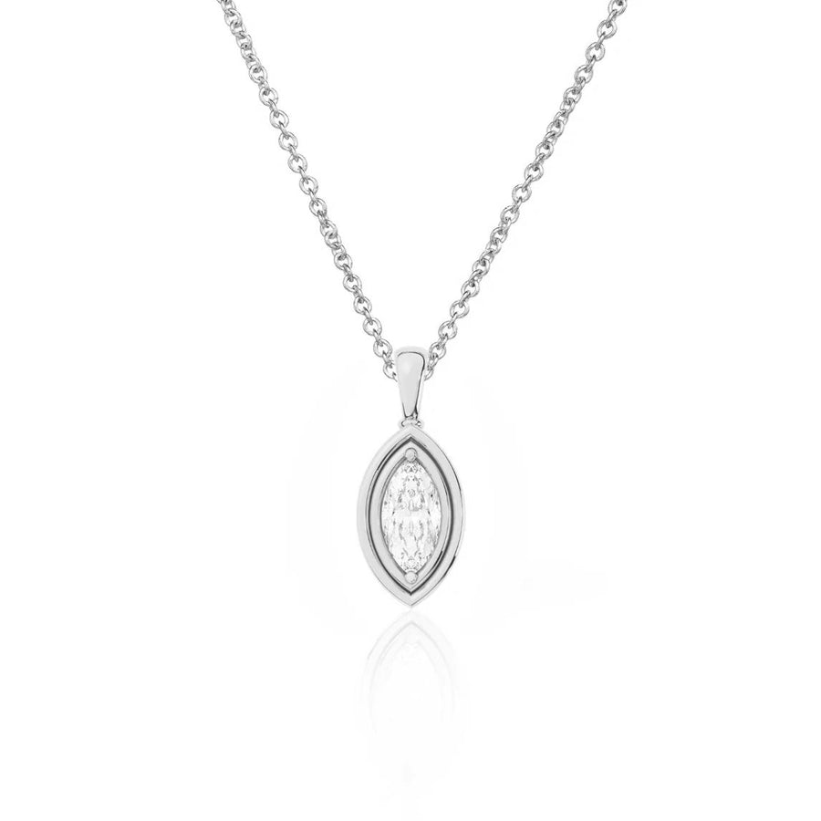 Flow Necklace | Marquise Diamond