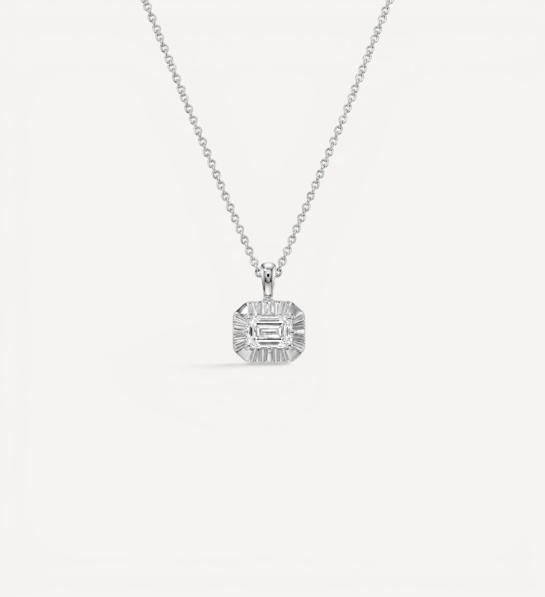 Margot Necklace | Emerald Diamond