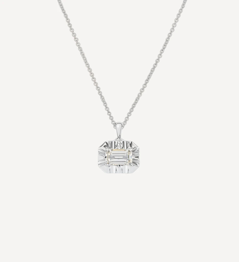 Margot Necklace | Emerald Diamond