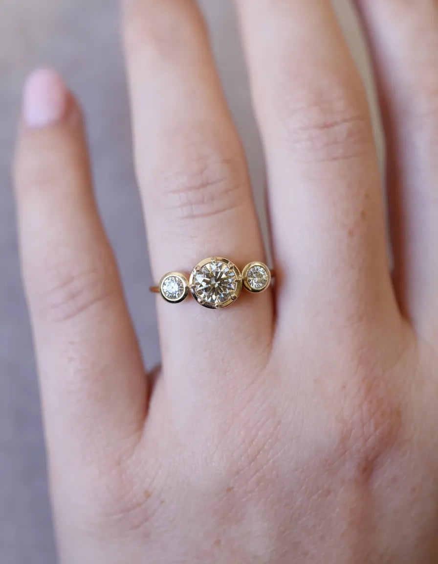 1.60ct Natural Diamond Trilogy | One Of A Kind