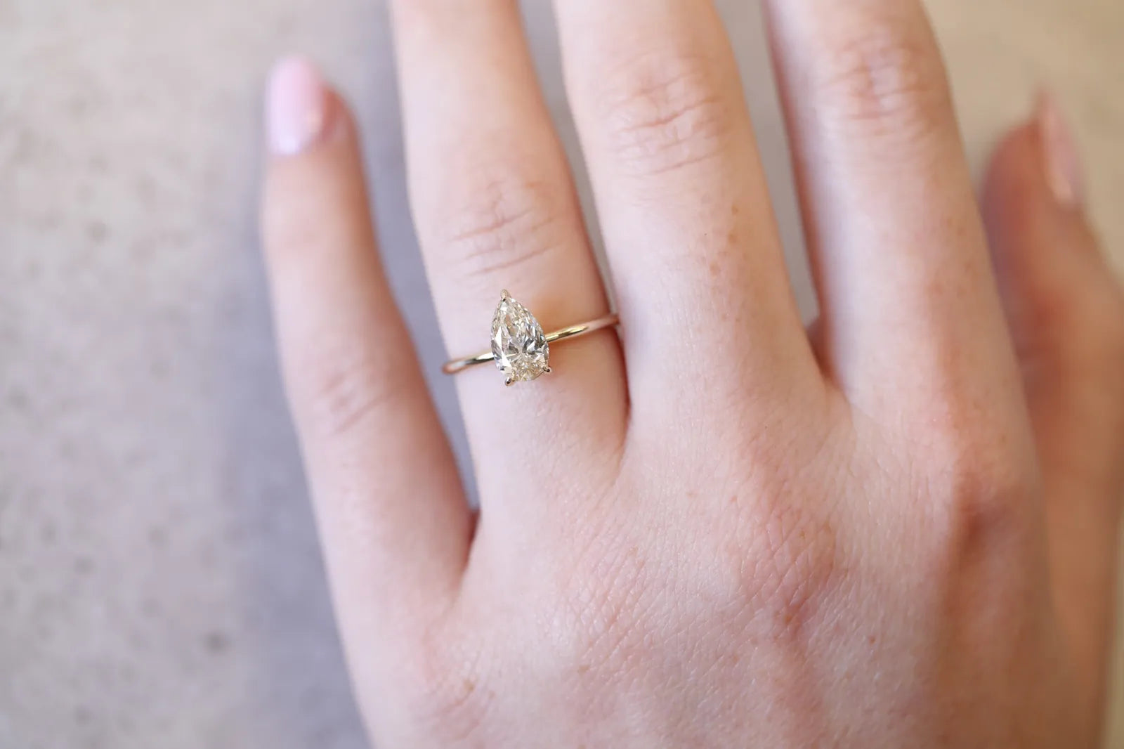 1.20ct Pear Hidden Halo | One Of A Kind