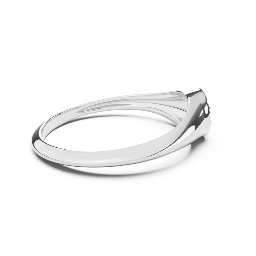 Luetta Signet Ring | 0.30ct Round Diamond