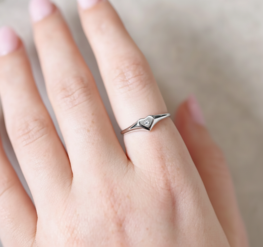 Monroe Signet Ring | Birthstone