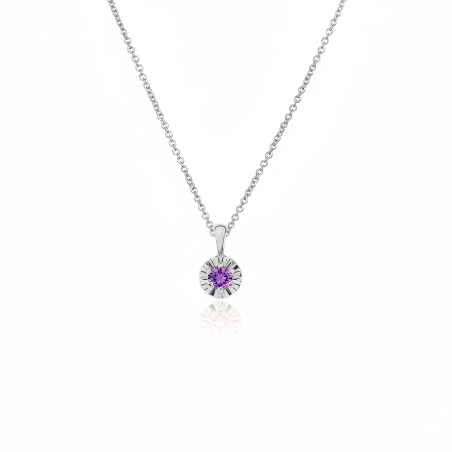 Margot Necklace | Petite Round Birthstone