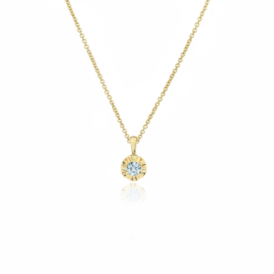 Margot Necklace II | Petite Round Birthstone