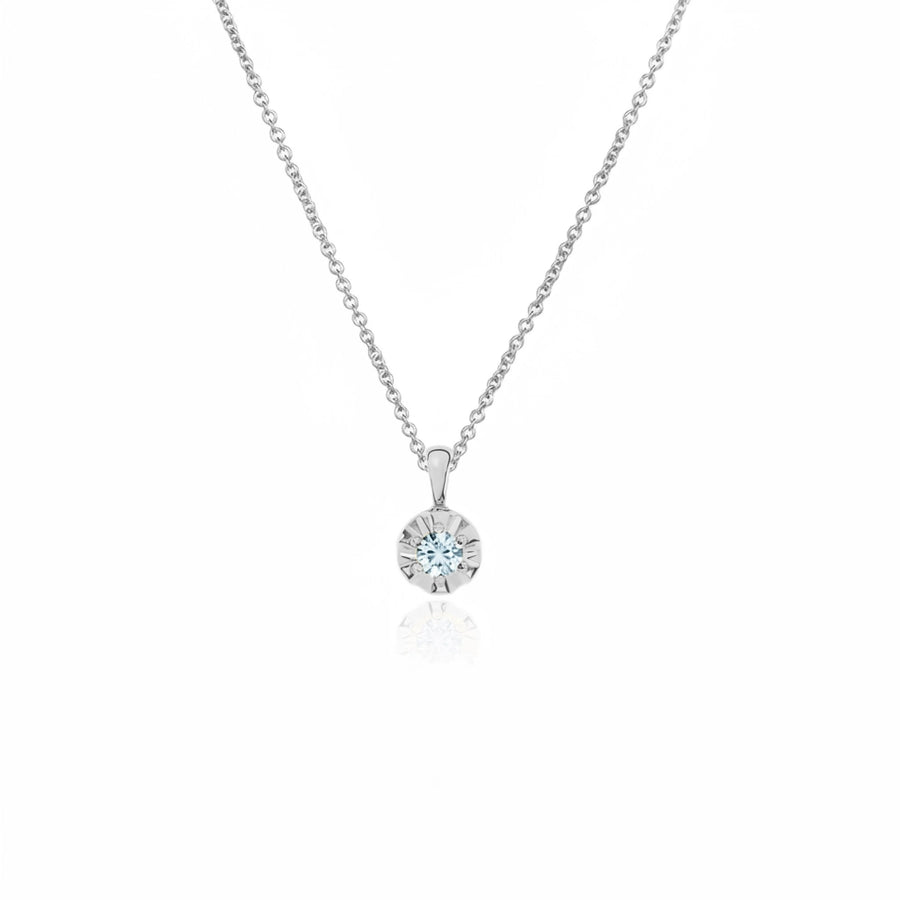 Margot Necklace | Petite Round Birthstone