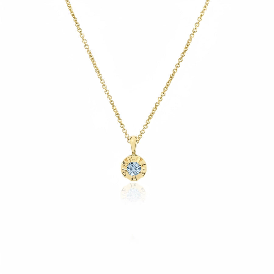 Margot Necklace II | Petite Round Birthstone