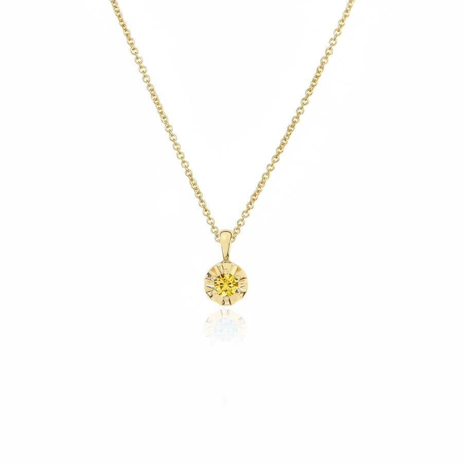 Margot Necklace II | Petite Round Birthstone