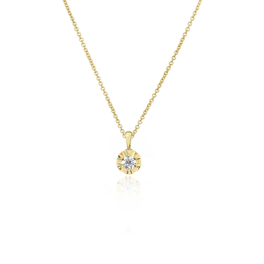 Margot Necklace II | Petite Round Birthstone