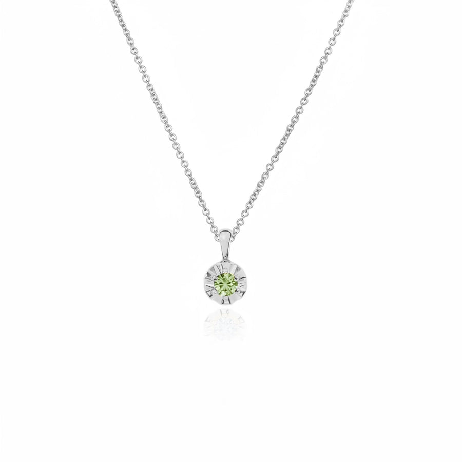 Margot Necklace | Petite Round Birthstone
