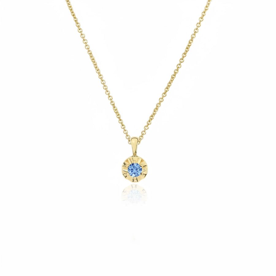 Margot Necklace II | Petite Round Birthstone