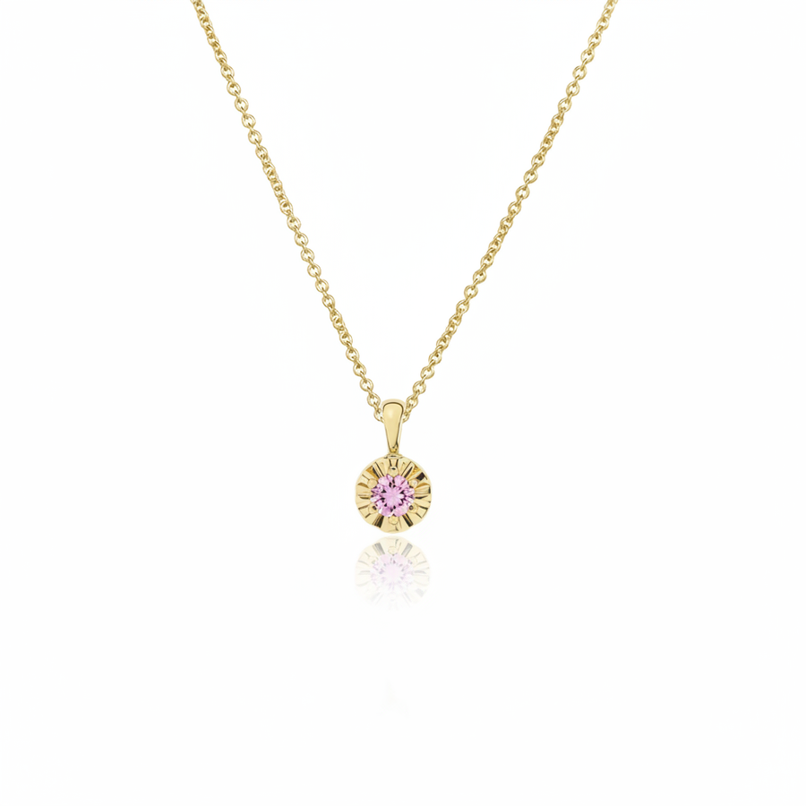 Margot Necklace II | Petite Round Birthstone