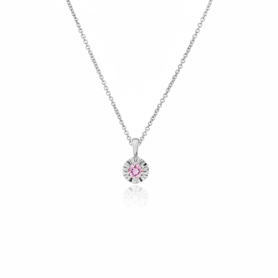 Margot Necklace | Petite Round Birthstone