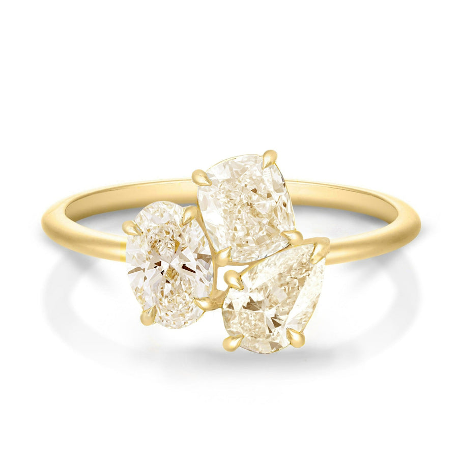 Triolet ring | diamond